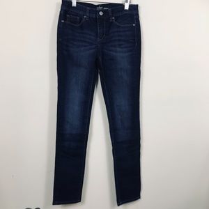 New York & Company Soho Jeans Dark Blue Denim Skinny Ankle Cut